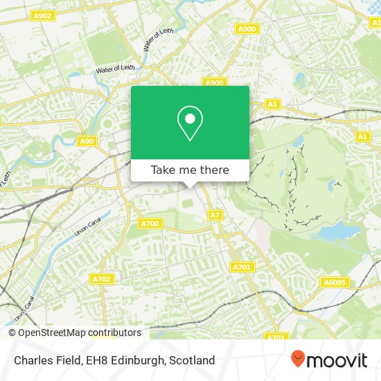 Charles Field, EH8 Edinburgh map
