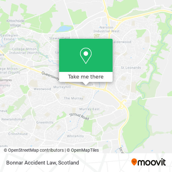 Bonnar Accident Law map