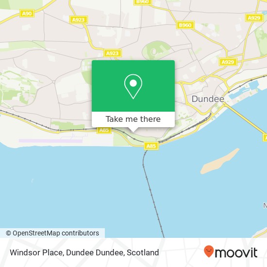 Windsor Place, Dundee Dundee map