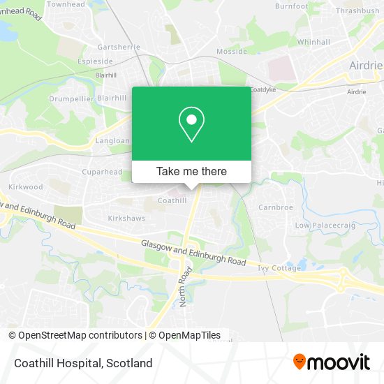 Coathill Hospital map