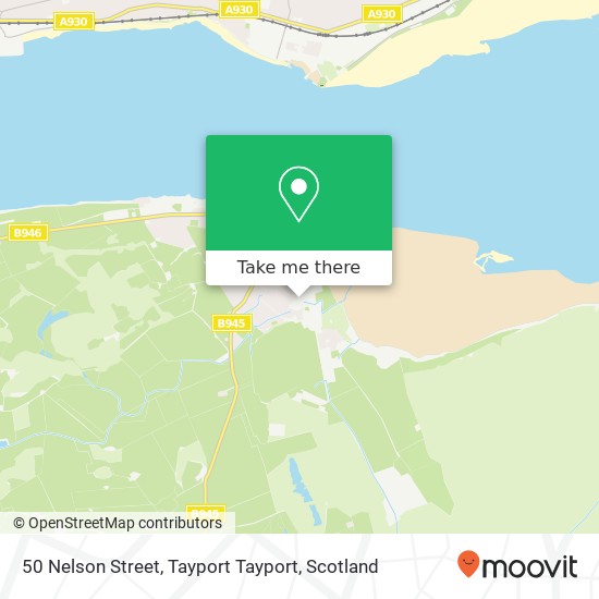 50 Nelson Street, Tayport Tayport map