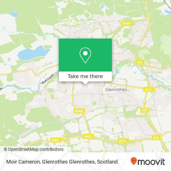 Moir Cameron, Glenrothes Glenrothes map