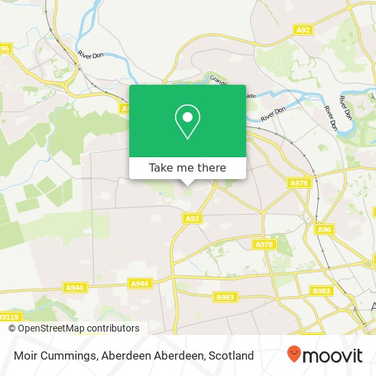 Moir Cummings, Aberdeen Aberdeen map