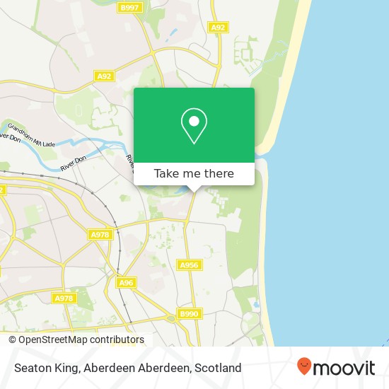 Seaton King, Aberdeen Aberdeen map
