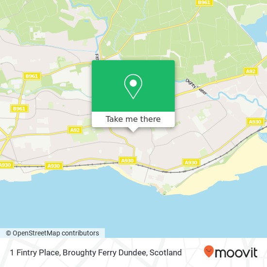 1 Fintry Place, Broughty Ferry Dundee map