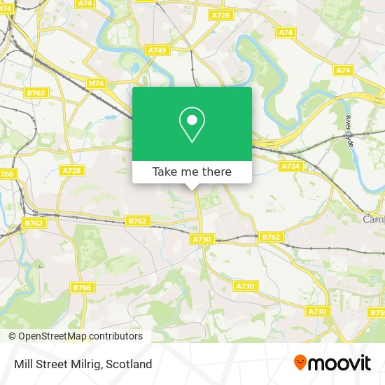 Mill Street Milrig map