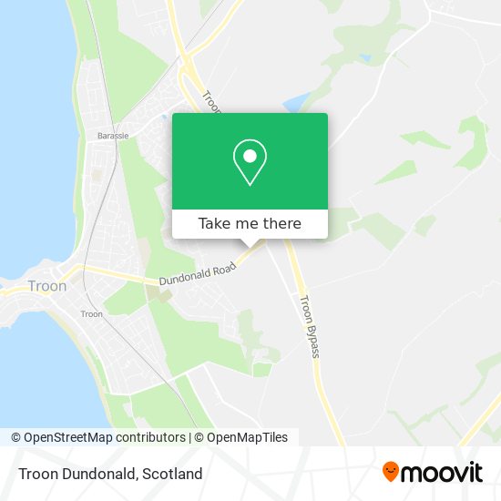 Troon Dundonald map