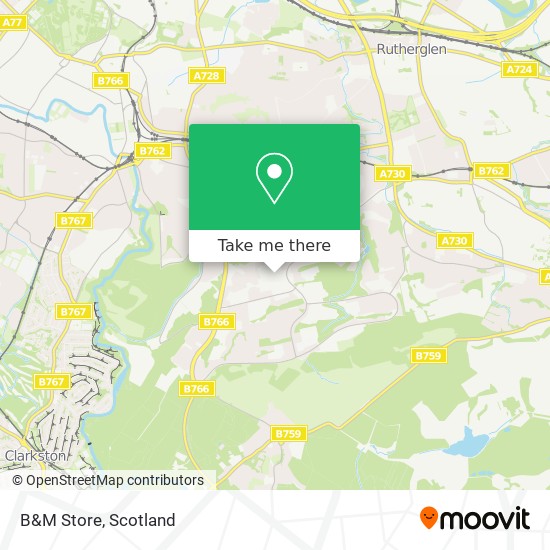 B&M Store map