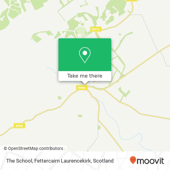 The School, Fettercairn Laurencekirk map