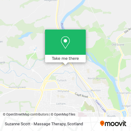 Suzanne Scott - Massage Therapy map
