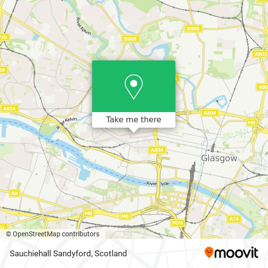 Sauchiehall Sandyford map