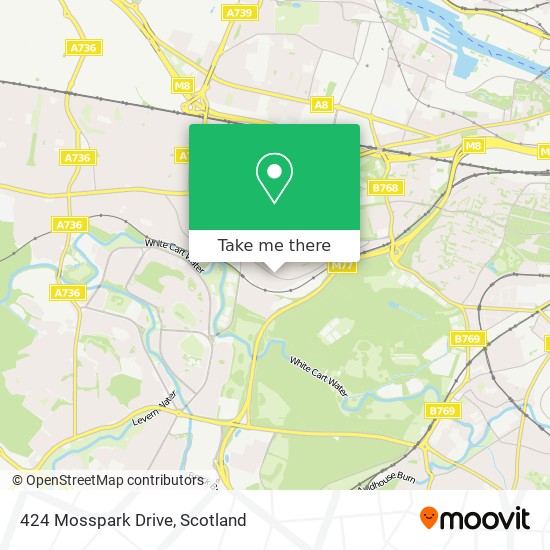 424 Mosspark Drive map