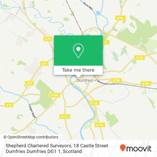 Shepherd Chartered Surveyors, 18 Castle Street Dumfries Dumfries DG1 1 map