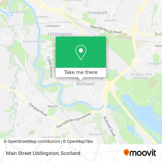 Main Street Uddingston map