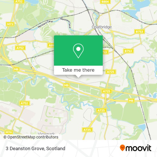3 Deanston Grove map