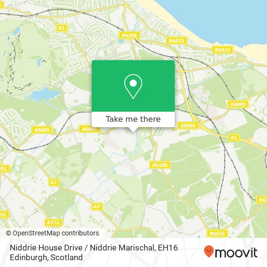 Niddrie House Drive / Niddrie Marischal, EH16 Edinburgh map