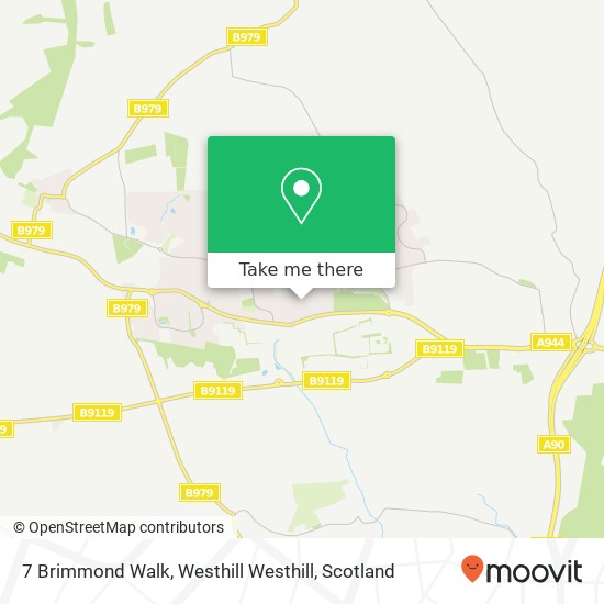 7 Brimmond Walk, Westhill Westhill map