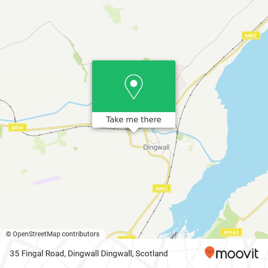 35 Fingal Road, Dingwall Dingwall map