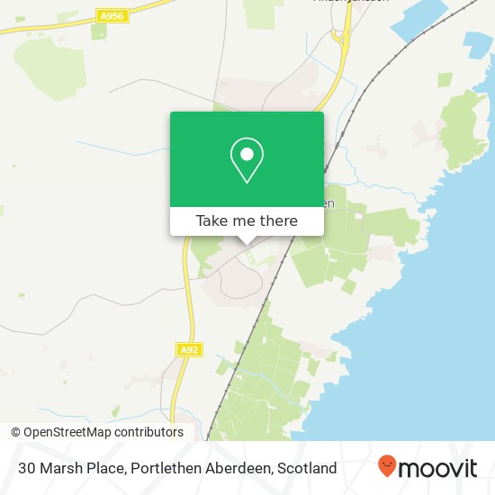 30 Marsh Place, Portlethen Aberdeen map