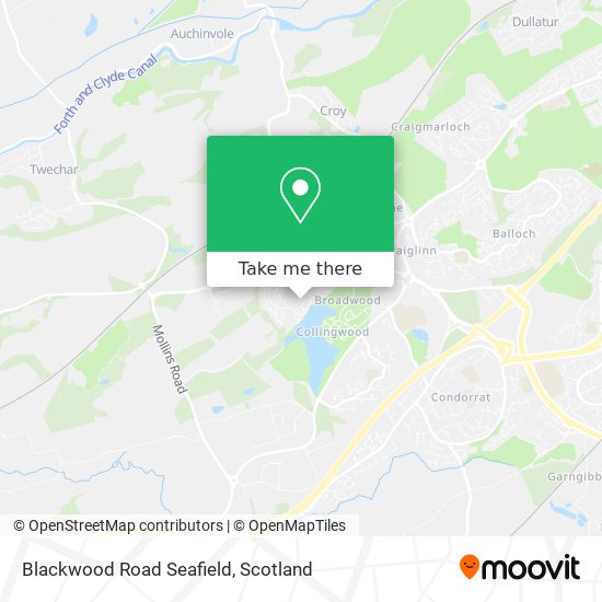 Blackwood Road Seafield map