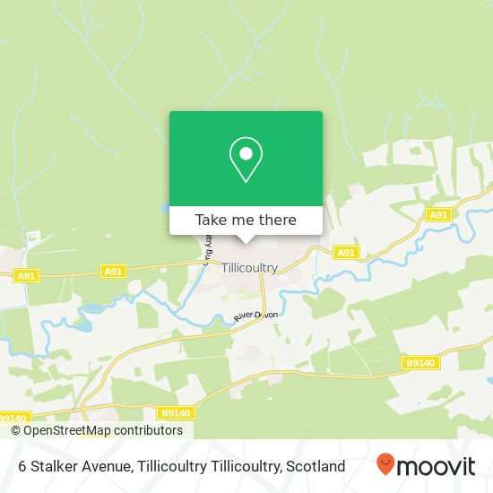 6 Stalker Avenue, Tillicoultry Tillicoultry map