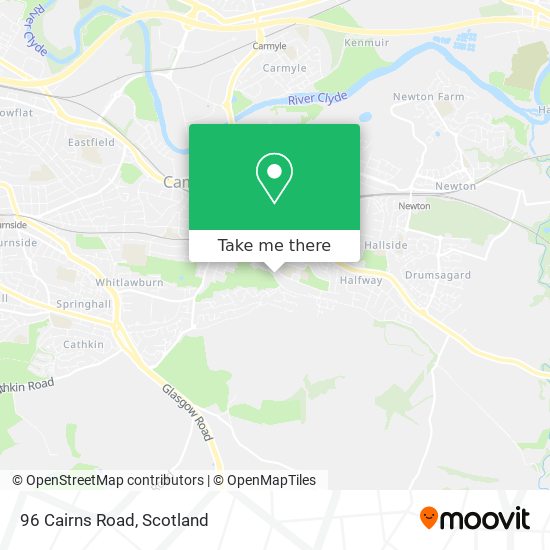 96 Cairns Road map