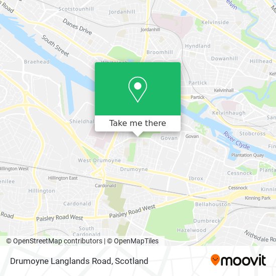 Drumoyne Langlands Road map