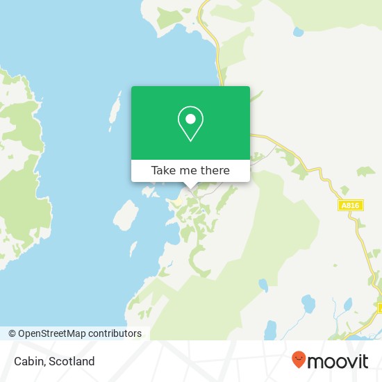 Cabin, Craobh Haven Lochgilphead map