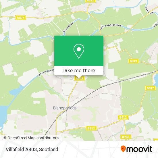 Villafield A803 map