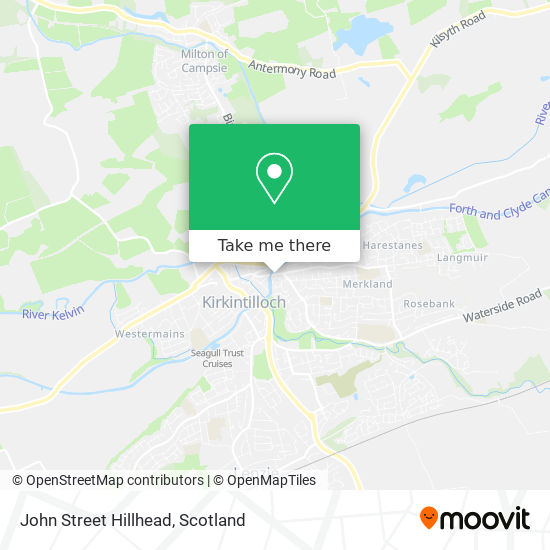 John Street Hillhead map