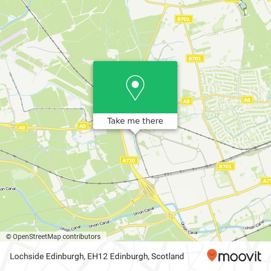 Lochside Edinburgh, EH12 Edinburgh map