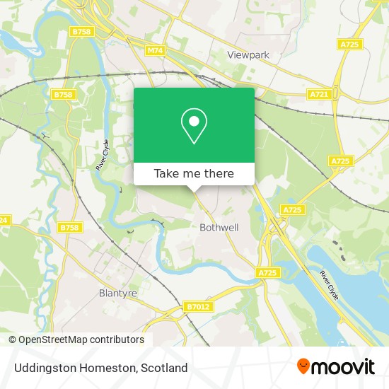 Uddingston Homeston map