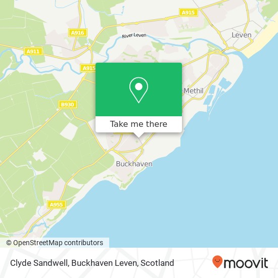 Clyde Sandwell, Buckhaven Leven map