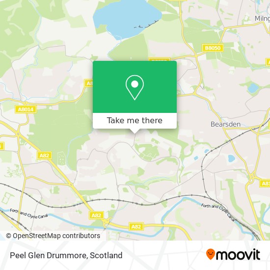 Peel Glen Drummore map