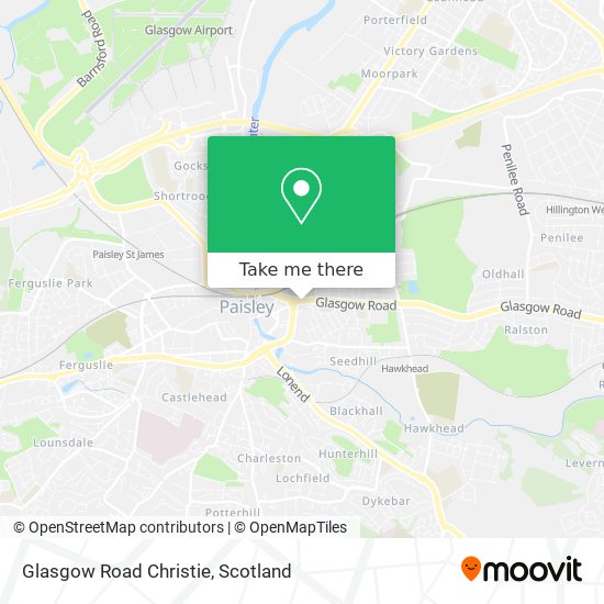 Glasgow Road Christie map