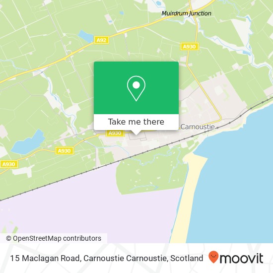 15 Maclagan Road, Carnoustie Carnoustie map