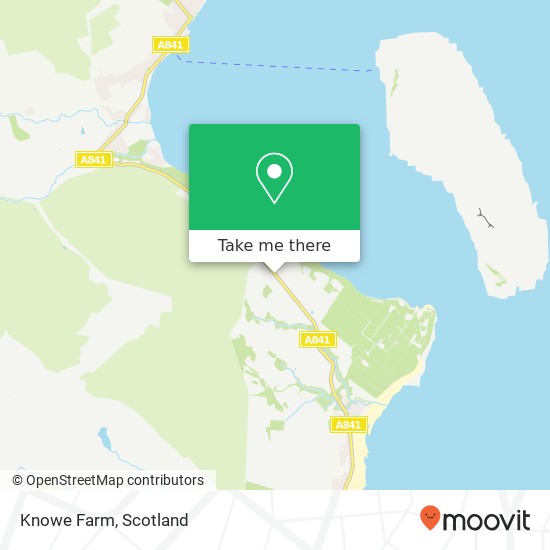 Knowe Farm map