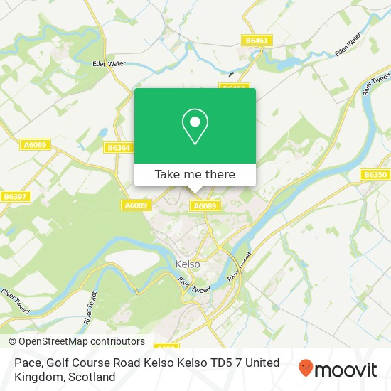 Pace, Golf Course Road Kelso Kelso TD5 7 United Kingdom map