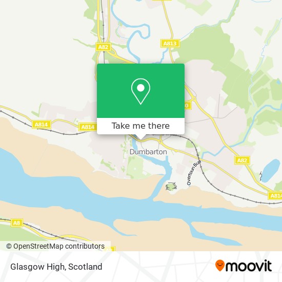 Glasgow High map