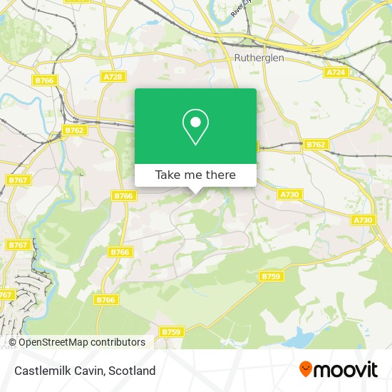 Castlemilk Cavin map