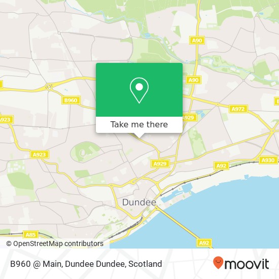 B960 @ Main, Dundee Dundee map
