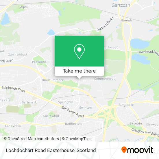 Lochdochart Road Easterhouse map