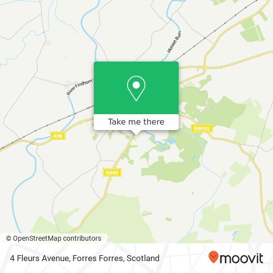 4 Fleurs Avenue, Forres Forres map