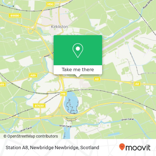 Station A8, Newbridge Newbridge map