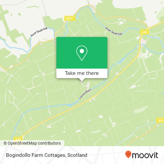 Bogindollo Farm Cottages map