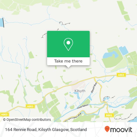 164 Rennie Road, Kilsyth Glasgow map