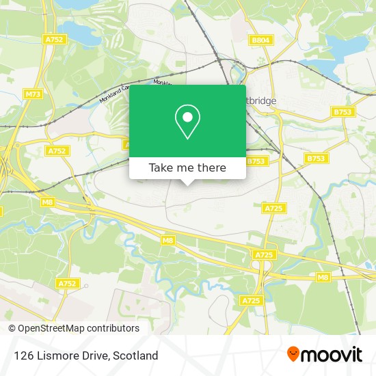126 Lismore Drive map