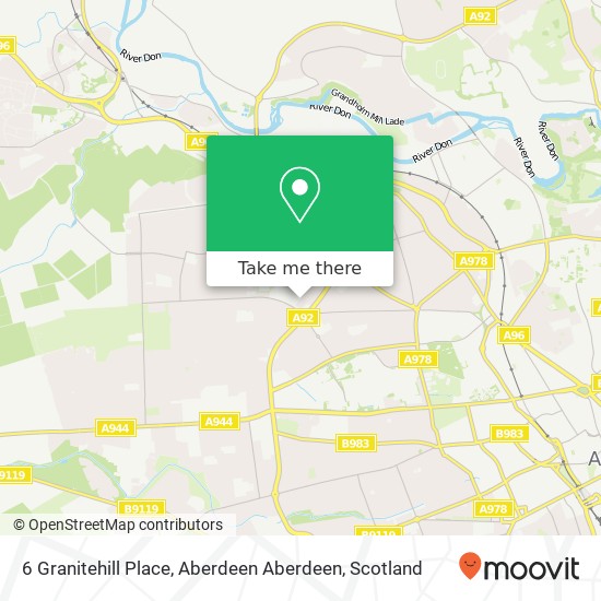 6 Granitehill Place, Aberdeen Aberdeen map