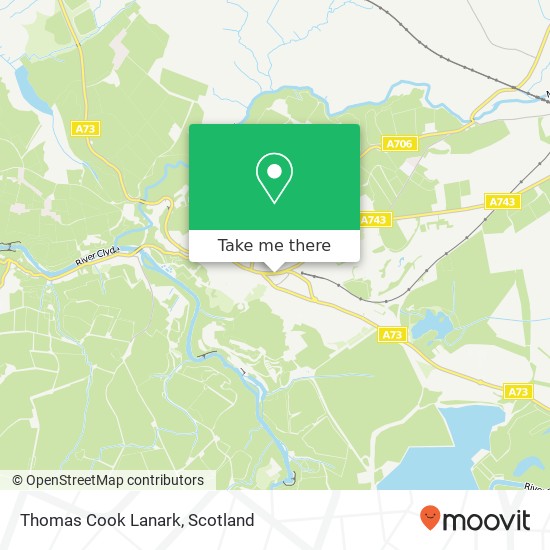 Thomas Cook Lanark map