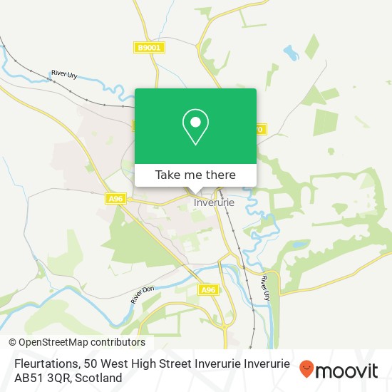 Fleurtations, 50 West High Street Inverurie Inverurie AB51 3QR map